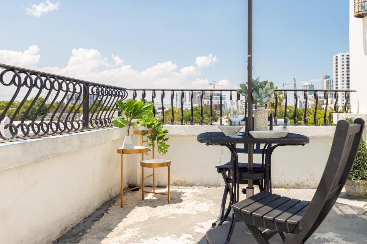 Home Miami Downtown With Balcony - 5 Minutes From Wynwood & Port - Art District Near Beach エクステリア 写真