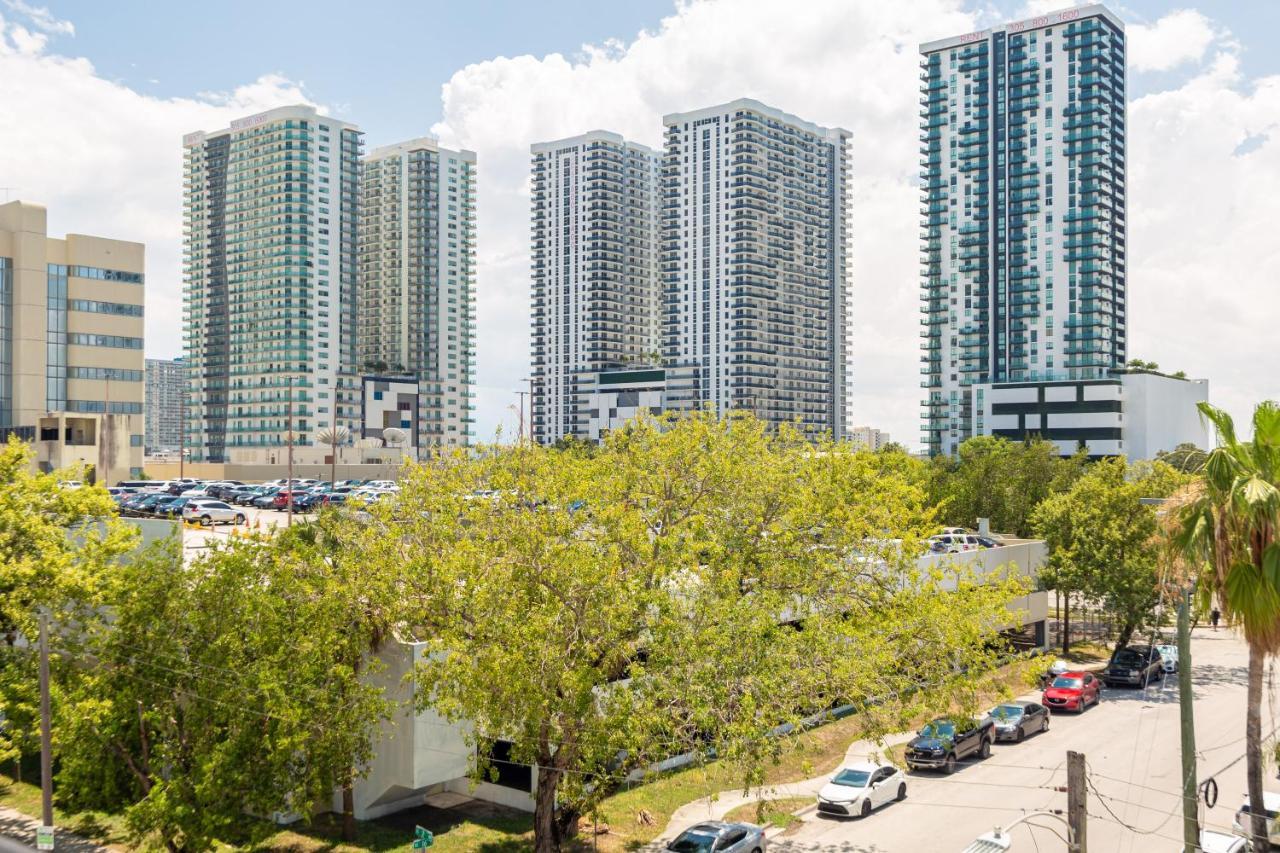 Home Miami Downtown With Balcony - 5 Minutes From Wynwood & Port - Art District Near Beach エクステリア 写真