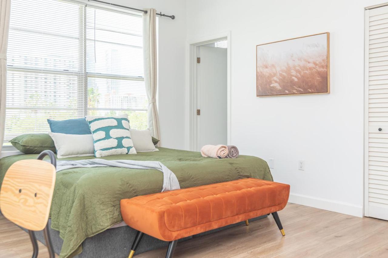 Home Miami Downtown With Balcony - 5 Minutes From Wynwood & Port - Art District Near Beach エクステリア 写真